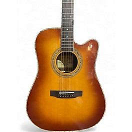Used Zager ZAD900CE 2 Color Sunburst Acoustic Electric Guitar