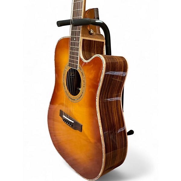 Used Zager ZAD900CE 2 Color Sunburst Acoustic Electric Guitar