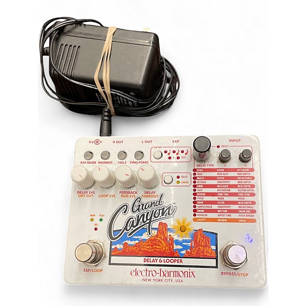 Used Electro-Harmonix Grand Canyon Delay and Looper Effect Pedal