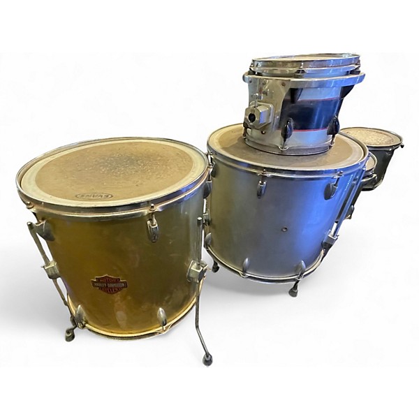 Used Miscellaneous 6 Piece DRUMSET BRONZE & SILVER Drum Kit