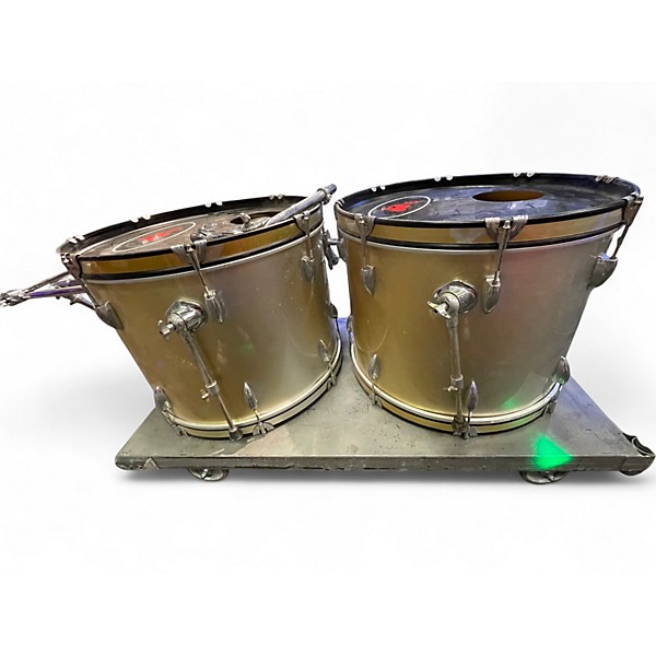 Used Miscellaneous 6 Piece DRUMSET BRONZE & SILVER Drum Kit