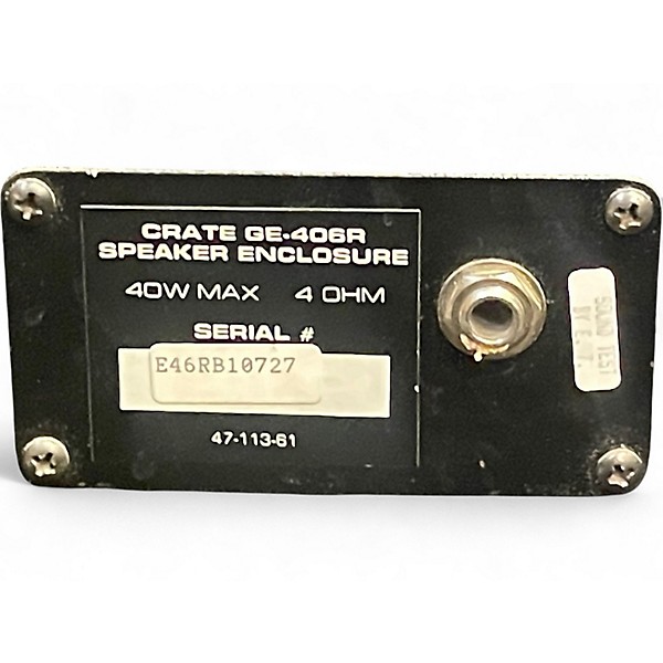 Used Crate GE-406R Guitar Cabinet