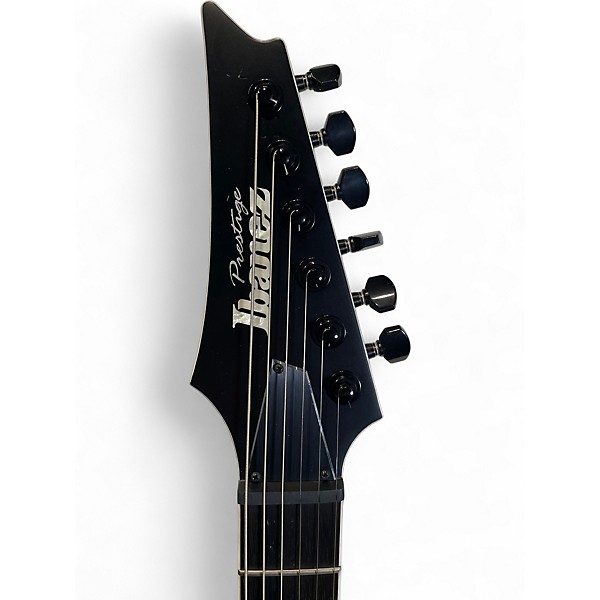 Used Ibanez prestige rgr652ahbf Black Solid Body Electric Guitar
