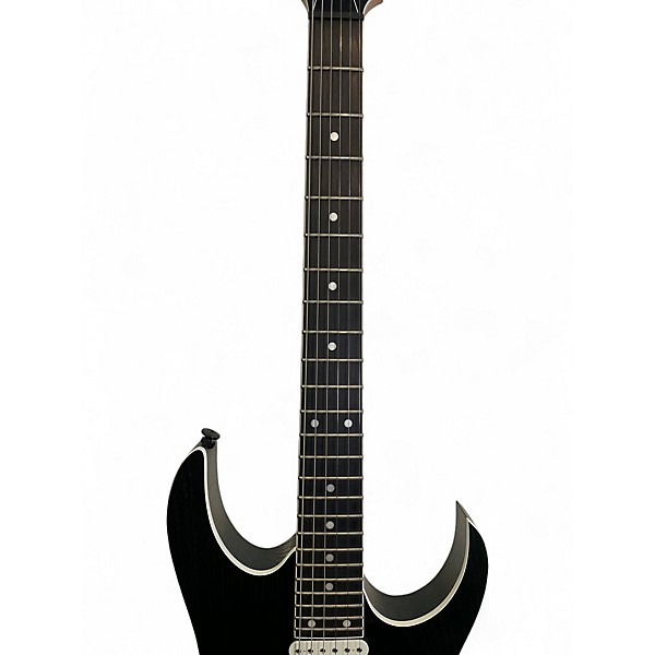 Used Ibanez prestige rgr652ahbf Black Solid Body Electric Guitar