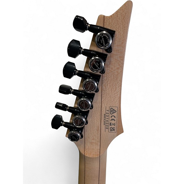 Used Ibanez prestige rgr652ahbf Black Solid Body Electric Guitar