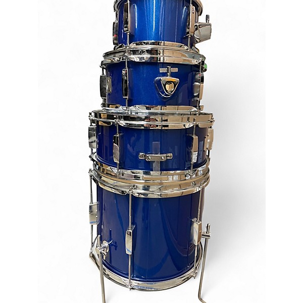 Used SPL 5 Piece JUNIOR KICKER Blue Drum Kit