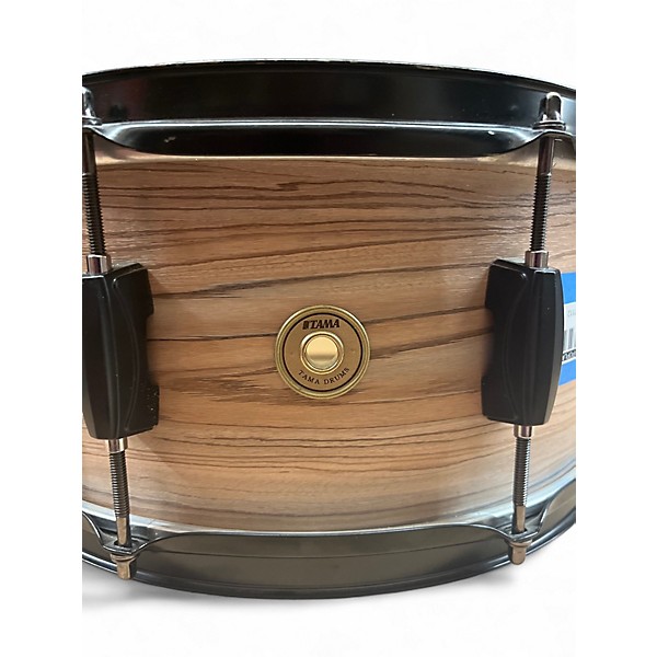 Used TAMA 14in Woodworks Poplar Zebrawood Drum