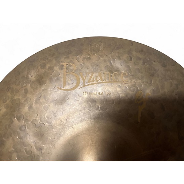 Used MEINL 14in Byzance Vintage Sand Hi Hat Pair Cymbal