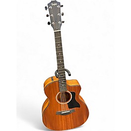 Used Taylor Custom 224CE-K DLX Natural Acoustic Electric Guitar