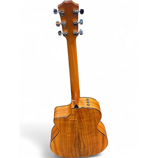 Used Taylor Custom 224CE-K DLX Natural Acoustic Electric Guitar