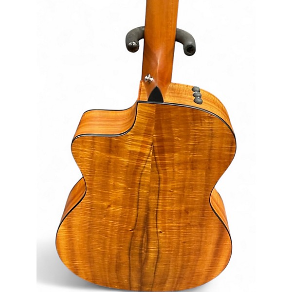 Used Taylor Custom 224CE-K DLX Natural Acoustic Electric Guitar