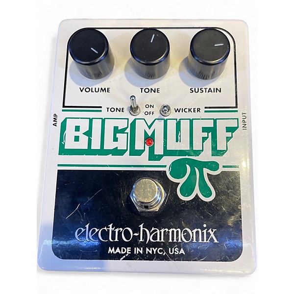 Used Electro-Harmonix Big Muff Tone Wicker Distortion Effect Pedal