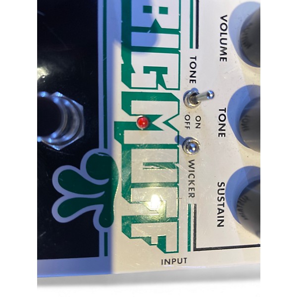 Used Electro-Harmonix Big Muff Tone Wicker Distortion Effect Pedal