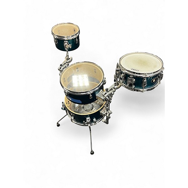 Used TAMA 4 Piece Cocktail-JAM 4-Piece Shell Pack Blue Sapphire Drum Kit