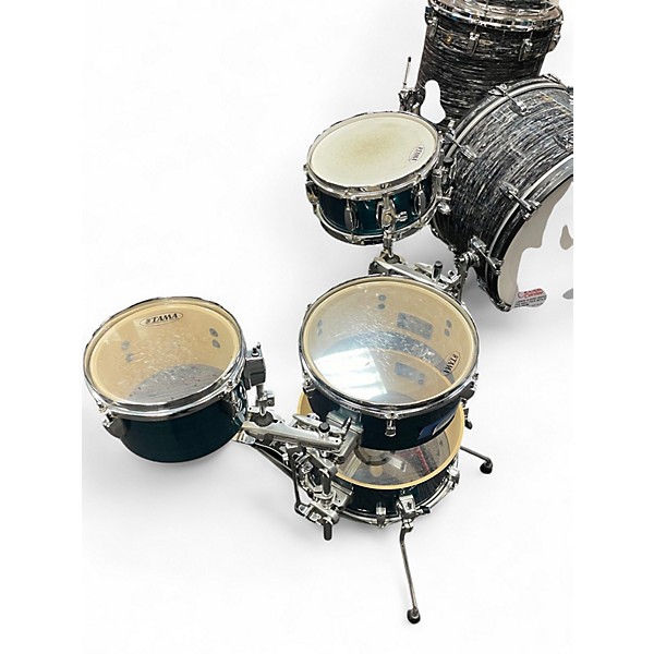 Used TAMA 4 Piece Cocktail-JAM 4-Piece Shell Pack Blue Sapphire Drum Kit