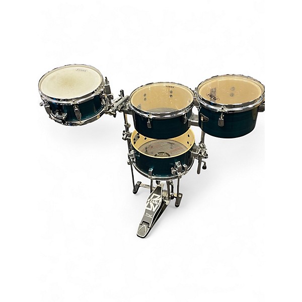 Used TAMA 4 Piece Cocktail-JAM 4-Piece Shell Pack Blue Sapphire Drum Kit