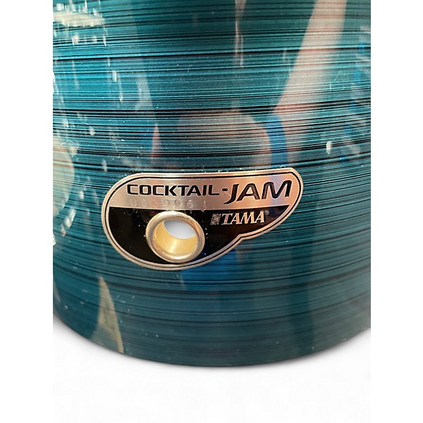 Used TAMA 4 Piece Cocktail-JAM 4-Piece Shell Pack Blue Sapphire Drum Kit