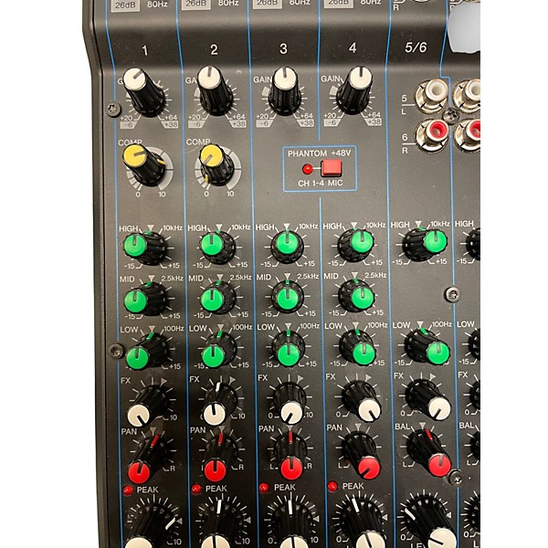 Used Yamaha MG10XU 10 Channel Mixer with Effects Unpowered Mixer