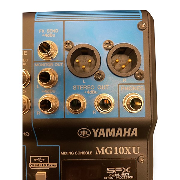 Used Yamaha MG10XU 10 Channel Mixer with Effects Unpowered Mixer