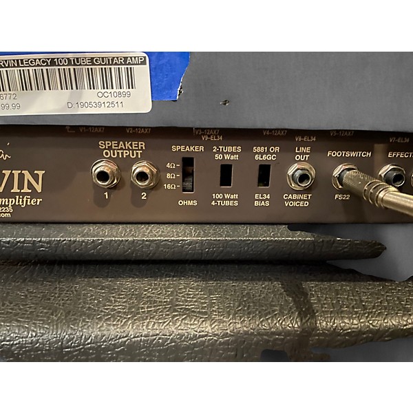 Used Carvin LEGACY 100 Tube Guitar Amp Head