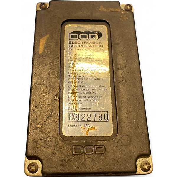 Used DOD FX62 BASS STEREO CHORUS Bass Effect Pedal