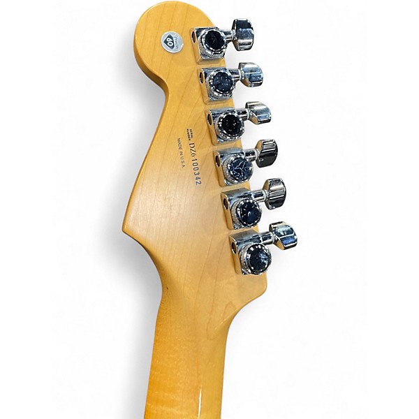 Used 2006 Fender American Deluxe Stratocaster V Neck Honey Blonde Solid Body Electric Guitar