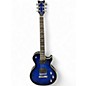 Used 2024 Schecter Guitar Research SOLO 2 SEE THRU BLUE BURST Solid Body Electric Guitar thumbnail