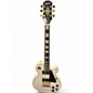 Used Epiphone Les Paul Custom white and gold Solid Body Electric Guitar thumbnail