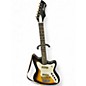 Vintage 1960s Harmony BOBCAT 2 Color Sunburst Solid Body Electric Guitar thumbnail