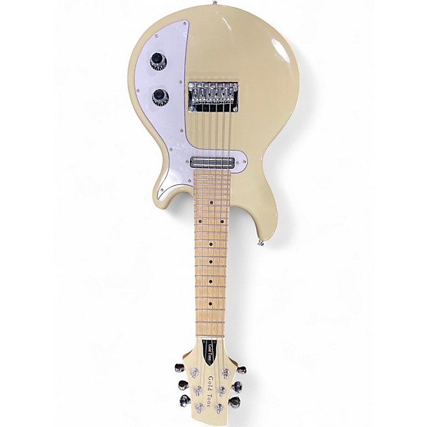 Used Gold Tone GME6 Cream Solid Body Electric Guitar