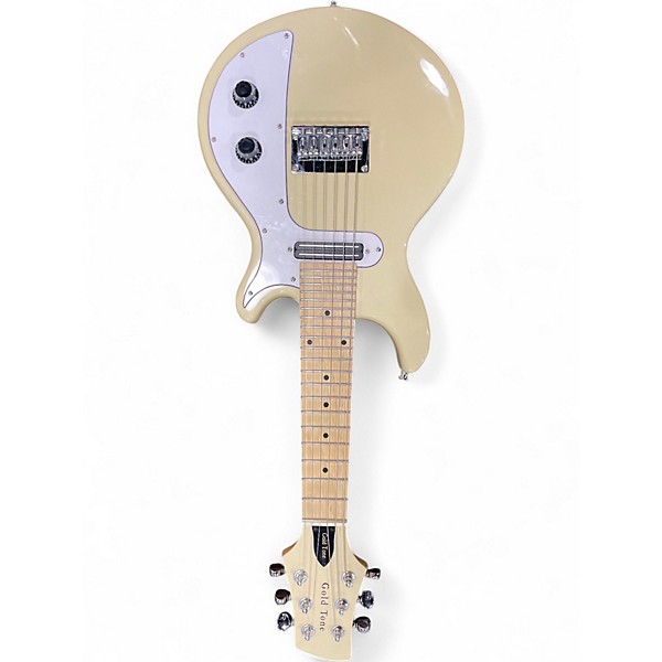 Used Gold Tone GME6 Cream Solid Body Electric Guitar