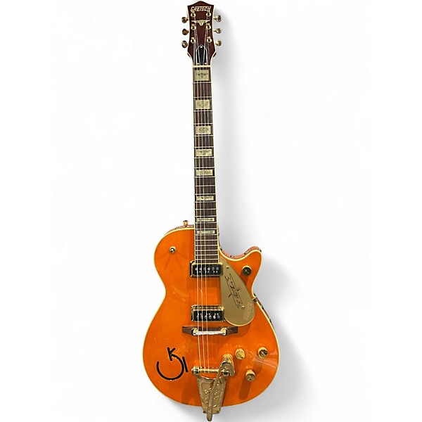 Used 2008 Gretsch Guitars 6130 Roundup Orange Solid Body Electric Guitar