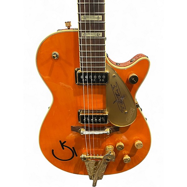 Used 2008 Gretsch Guitars 6130 Roundup Orange Solid Body Electric Guitar