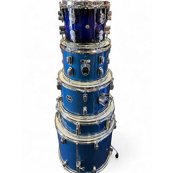 Used PDP by DW 6 Piece CENTER STAGE BLUE Drum Kit
