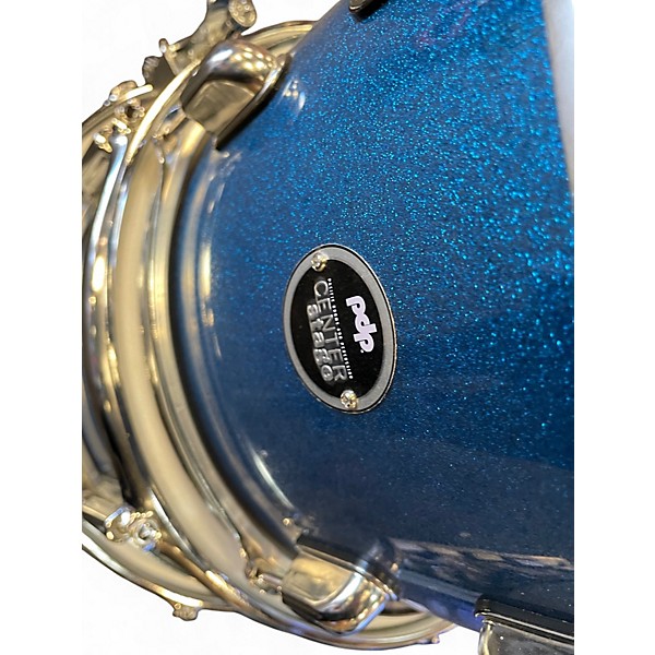 Used PDP by DW 6 Piece CENTER STAGE BLUE Drum Kit