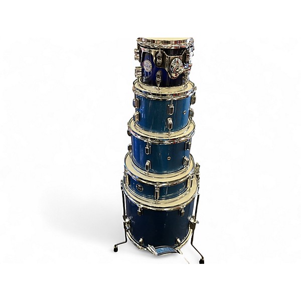 Used PDP by DW 6 Piece CENTER STAGE BLUE Drum Kit