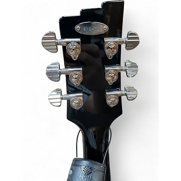 Used Duesenberg Double Cat Black Hollow Body Electric Guitar