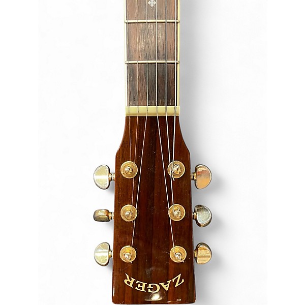 Used Zager ZAD-80CE Natural Acoustic Electric Guitar