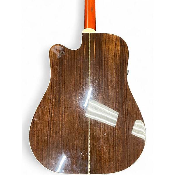 Used Zager ZAD-80CE Natural Acoustic Electric Guitar