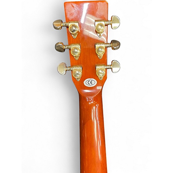 Used Zager ZAD-80CE Natural Acoustic Electric Guitar