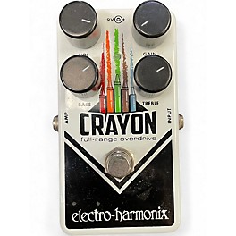 Used Electro-Harmonix Crayon Full Range Overdrive Effect Pedal