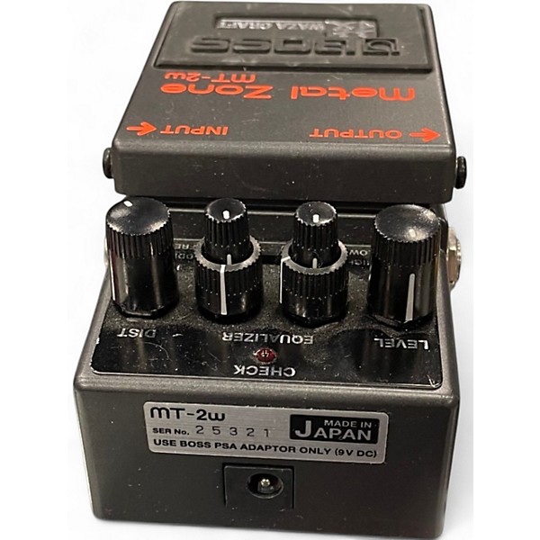 Used BOSS MT2W Metal Zone Waza Craft Effect Pedal