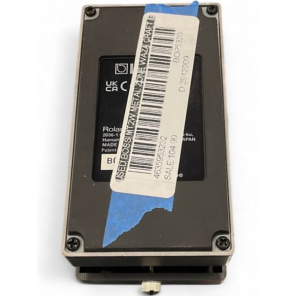 Used BOSS MT2W Metal Zone Waza Craft Effect Pedal