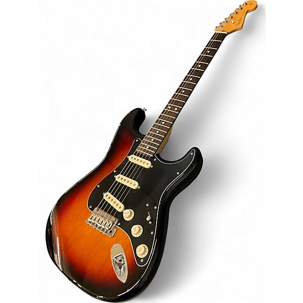 Used Fender American Standard Stratocaster 3 Color Sunburst Solid Body Electric Guitar