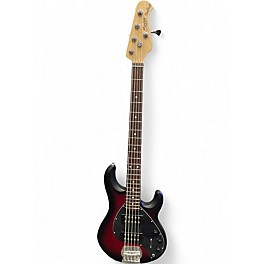Used Sterling by Music Man StingRay Ray5HH Red Burst Stain Electric Bass Guitar