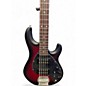 Used Sterling by Music Man StingRay Ray5HH Red Burst Stain Electric Bass Guitar