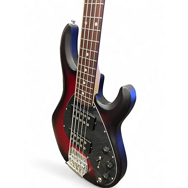 Used Sterling by Music Man StingRay Ray5HH Red Burst Stain Electric Bass Guitar