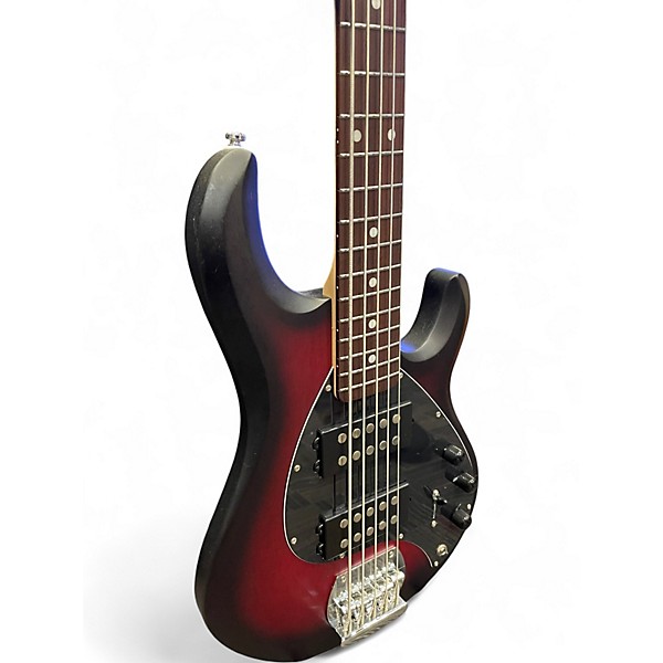 Used Sterling by Music Man StingRay Ray5HH Red Burst Stain Electric Bass Guitar