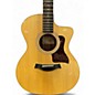 Used Taylor 214CE Natural Acoustic Electric Guitar