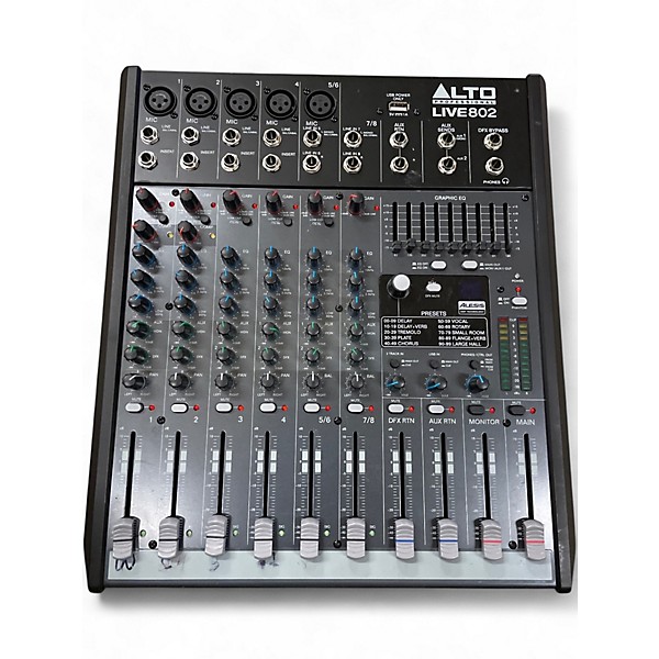 Used Alto LIVE 802 Unpowered Mixer
